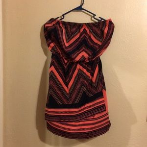 Express strapless dress